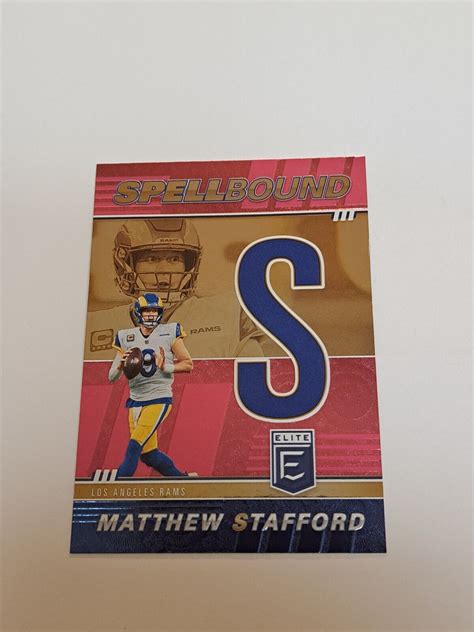 2022 Panini Donruss Elite Spellbound Pink Letter O SB MS6 Matthew