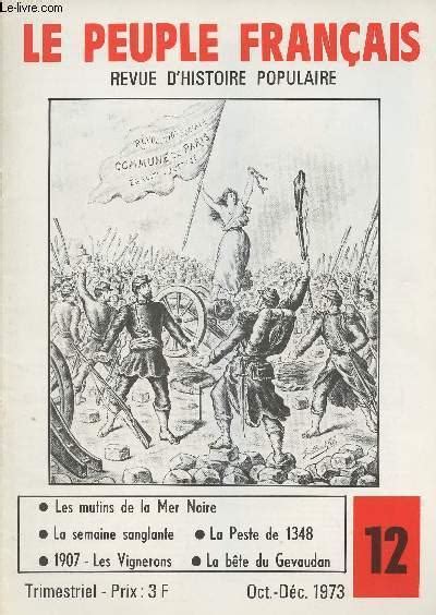 Le peuple français Revue d histoire populaire n12 oct déc Les