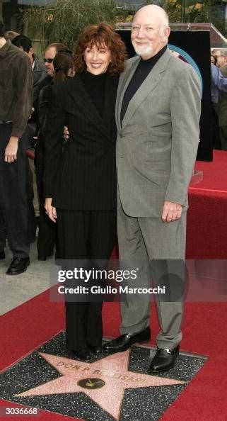 Television Producer, Donald P. Bellisario, and his wife attend his