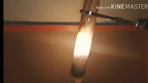 Experiment Experiment 3 Preparation Of Oxygen Gas With Potassium Permanganate Youtube