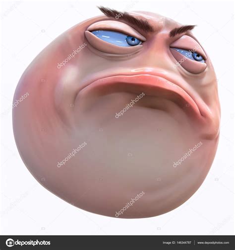 Internet Meme Fuck Yea Rage Face 3d Illustration Stock Photo Mottive 146344787