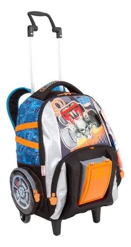 Mochila Azul Hot Wheels En Wheels Z Straps Mercadolibre