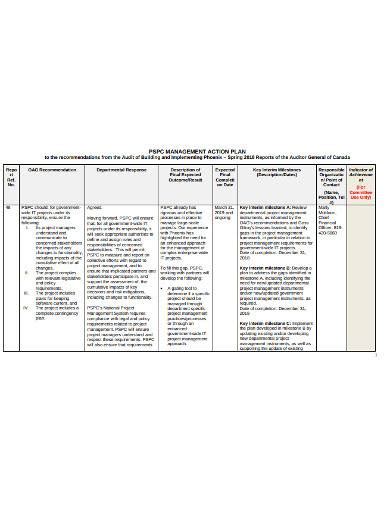 Free 11 Management Action Plan Samples In Pdf Doc