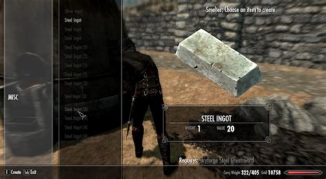 Steel Ingot Skyrim Guide - Scrolls Guided