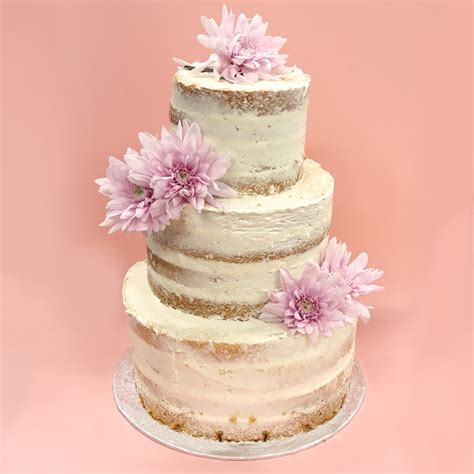 Bakerdays Small Tier Naked Wedding Cake