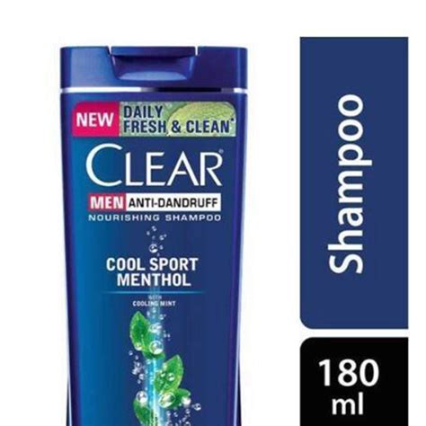 Clear Shampoo Men Cool Sport Menthol Ml Durbar