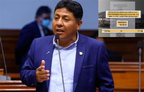 Congresista Ra L Doroteo Pide Reembolso Por Gastos De Gasolina En