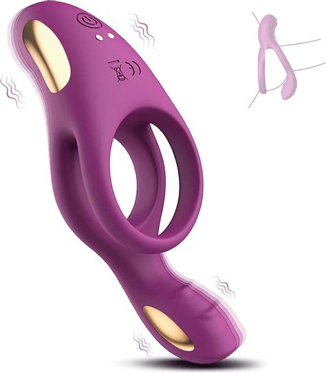 Dual Penisring Vibrator mit 10 Vibrationsmodi Sex Spielzeug für Paare