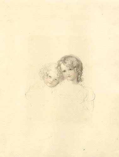 After Sir Thomas Lawrence The Calmady Children 1833 Wash Drawing For