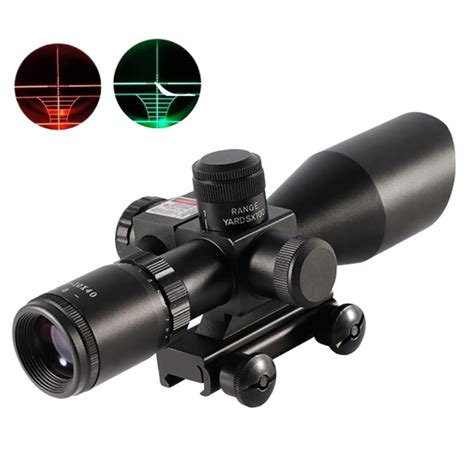 Luneta X E Compact Scope Ret Culo Iluminado Laser Sight