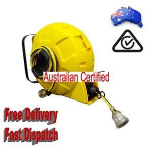 15M RETRACTABLE EXTENSION POWER LEAD CORD REEL AUSTRALIAN CERTIFIED 15