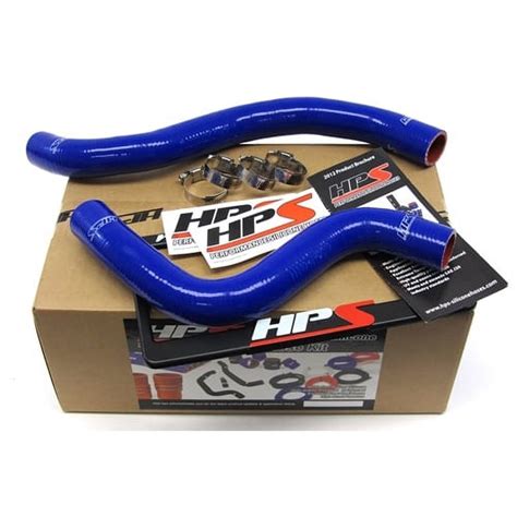 HPS Blue Reinforced Silicone Radiator Hose Kit Coolant For Mitsubishi