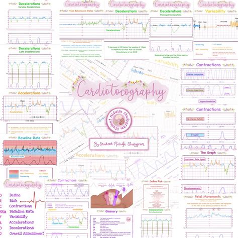 CTG Flashcard Set – Student Midwife Studygram