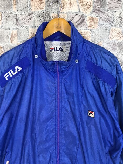 Vintage Fila Italia Windbreaker Blau Jacke Große Fila Sports - Etsy.de