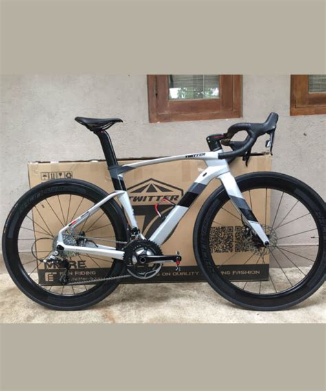 Road Carbon Twitter Cyclone Pro Size 48 Sram Rival Disc Silver