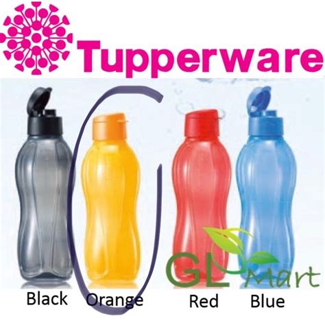 Tupperware Aquasafe Eco Water Bottle 1L Orange Shopee Singapore