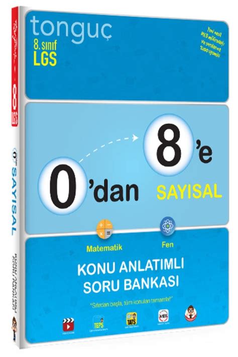 Tonguç Yayınları 8 sınıf Tonguç 0 Dan 8 E Konu Anlatımlı Soru Bankası