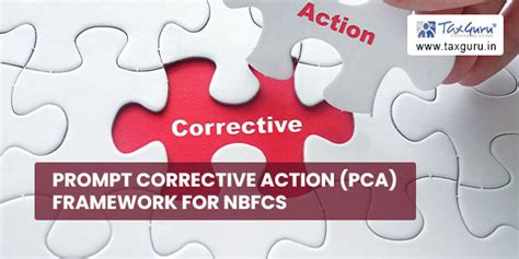 Prompt Corrective Action Pca Framework For Nbfcs