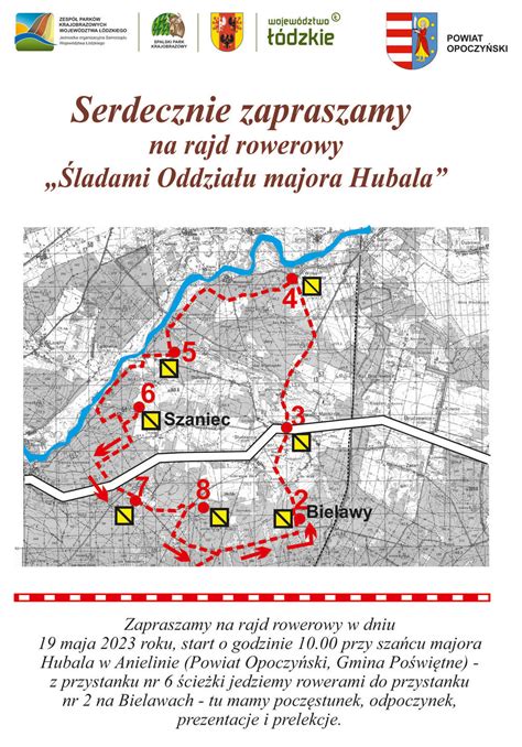 Zaproszenie Na Rajd Rowerowy Ladami Oddzia U Majora Hubala