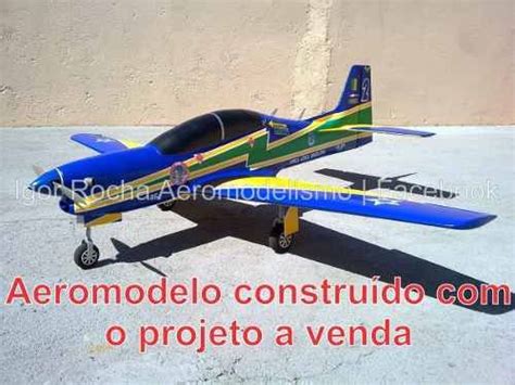 Projeto Pdf Aeromodelo T Tucano Constru O Em Isopor R Vistas