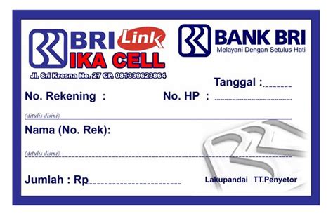 Cetak Nota Brilink Transfer Folio Ply Nota Transfer Nota