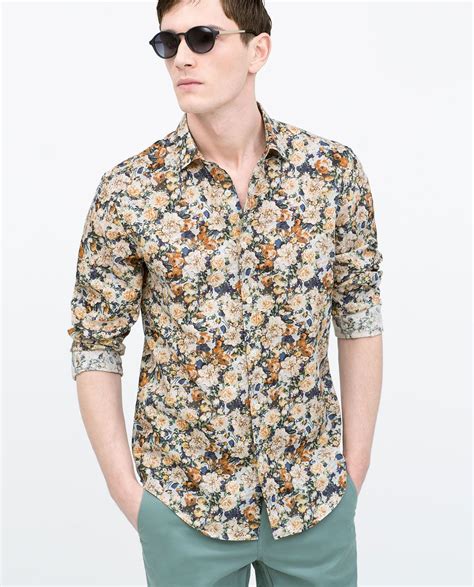 Zara Hombre Camisa Estampada Más Outfits Hombre Mens Outfits Mens