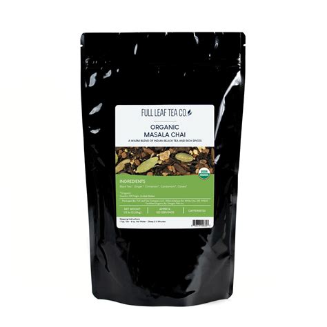 Organic Masala Chai - Loose Leaf Black Tea | Full Leaf Tea Company