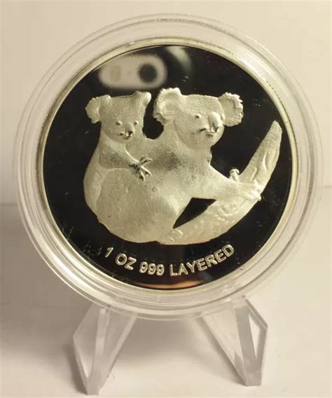 1 OZ 2013 Koala Australia Coin Finished In 999 Fine Silver 10 00