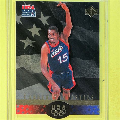 HAKEEM OLAJUWON 1996 97 CAREER STATS GOLD S6 USA BASKETBALL HO2 EBay