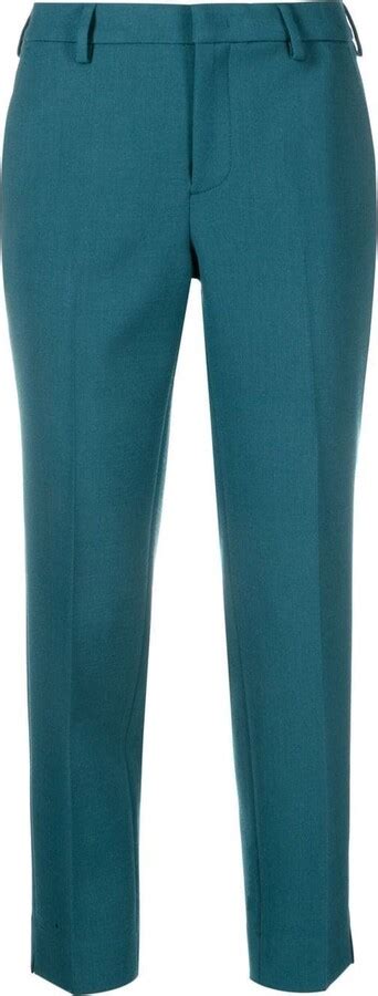 Pt Torino Mid Rise Cropped Trousers Shopstyle