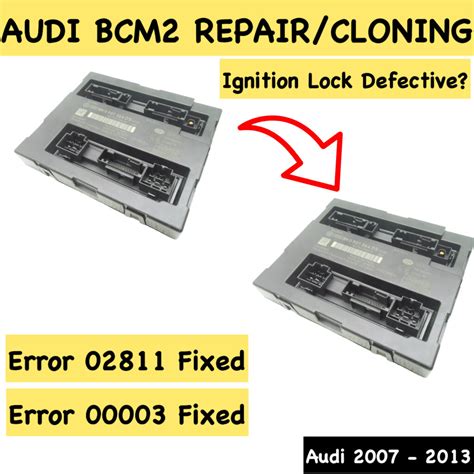 AUDI BCM2 Body Control Module Repair Clone Quick Service