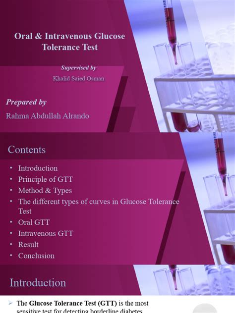 Glucose Tolerance Test Pdf Prediabetes Diabetes