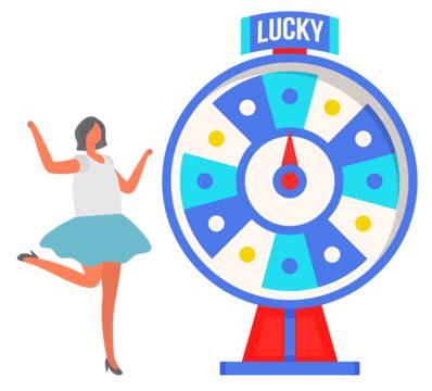 Wheel Of Fortune And Woman Fortune Lucky Eps Vector Fortune Lucky