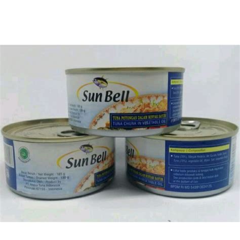 Jual Sunbell Katsuo 185 Gr Tuna Kaleng Dalam Kemasan Campuran Umpan