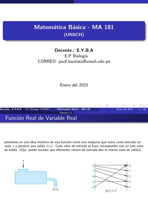 Funciones 1 | PDF | Función (Matemáticas) | Variable (Matemáticas) 