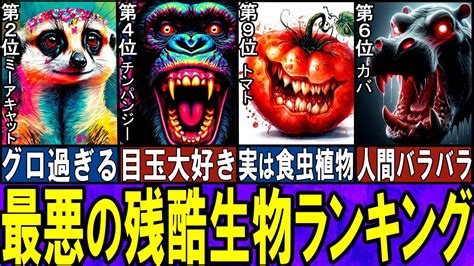 【閲覧注意】あまりに残酷すぎる生き物 Top10【ゆっくり解説】【総集編】 Youtube