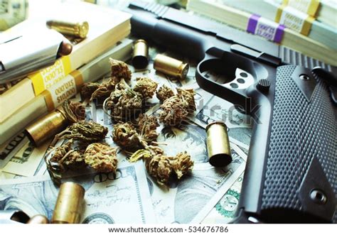 Guns And Cannabis Images Stock Photos Vectors Shutterstock