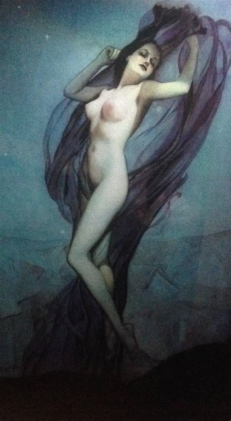 Alberto VARGAS The BLUE NUDE Nude Art Deco Pin Up Rare Limited Edition From Original