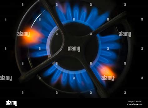 An image of a gas stove flame Stock Photo - Alamy