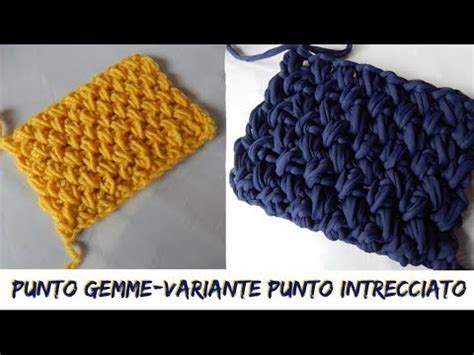 Punto Gemme Variante Punto Intrecciato Nunzia Valenti Youtube