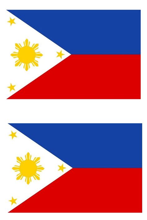 Flag philippines clipart vector hand drawn cartoon philippines flag ...