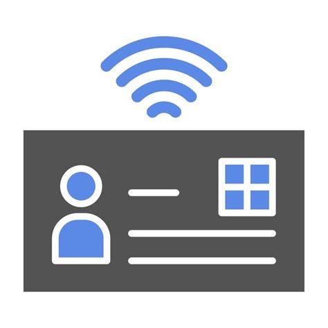 Dise O Vectorial Estilo Del Icono De Identificaci N Inteligente