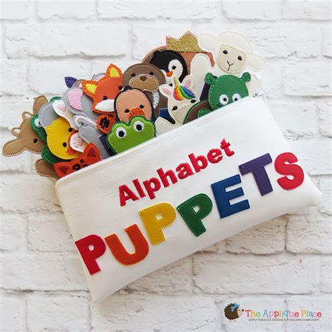 Alphabet Puppet Set Products Swak Embroidery