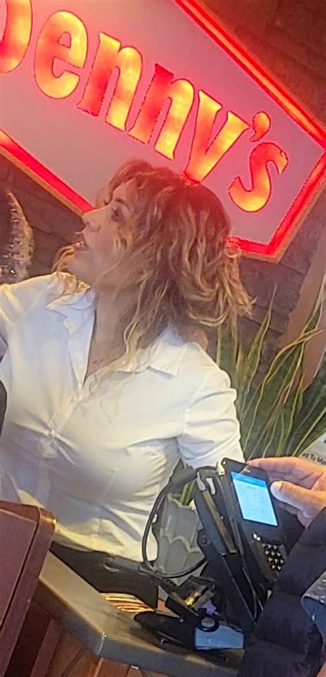SMOKIN HOT Dennys Manager HUGE SHIRT BUSTING BOOBS Got Her Again Forum