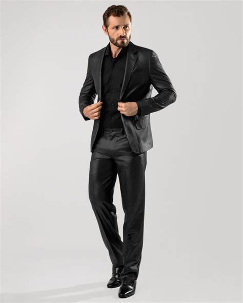 Terno Slim Fit Gabardine Marinho Grotto Ferreira