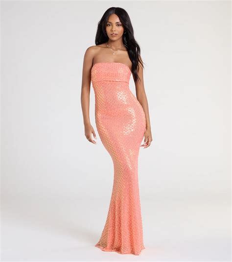 orange dresses formal 8