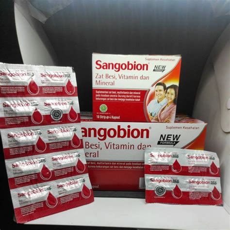 Jual SANGOBION KAPSUL PER STRIP VARIAN 10 KAPSUL 4 KAPSUL Shopee