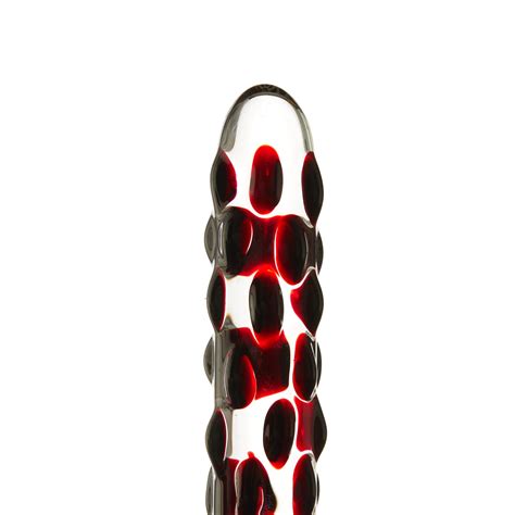 Red Dots Glass Dildo Home & Lifestyles | GoSensi