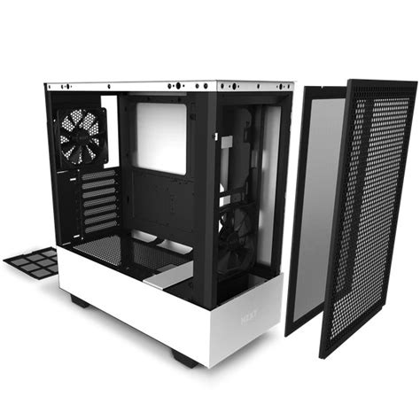 Nzxt H510 Flow Compact Mid Tower Case With Tempered Glass Trusted My