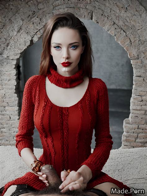 Porn Image Of Tunic Knitted Handjob Seductive Facial Red Slutty Created